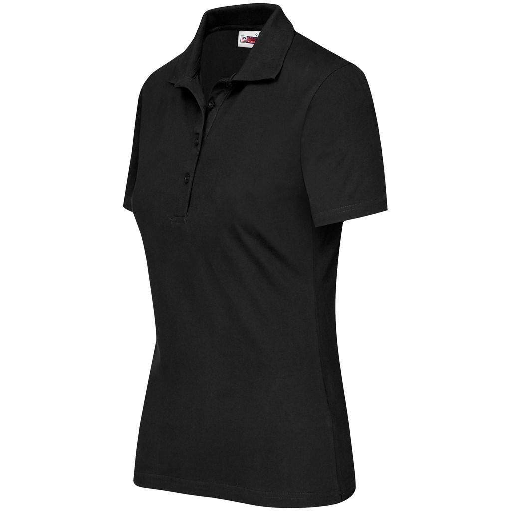 Ladies Cardinal Golf Shirt - Black — view 3