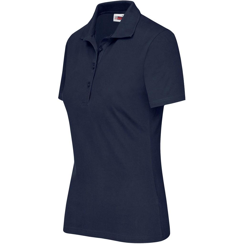 Ladies Cardinal Golf Shirt - Navy — view 2