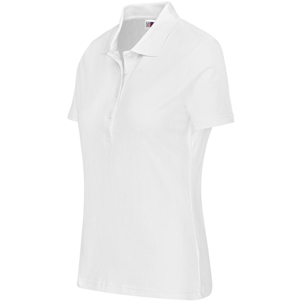 Ladies Cardinal Golf Shirt - White — view 3