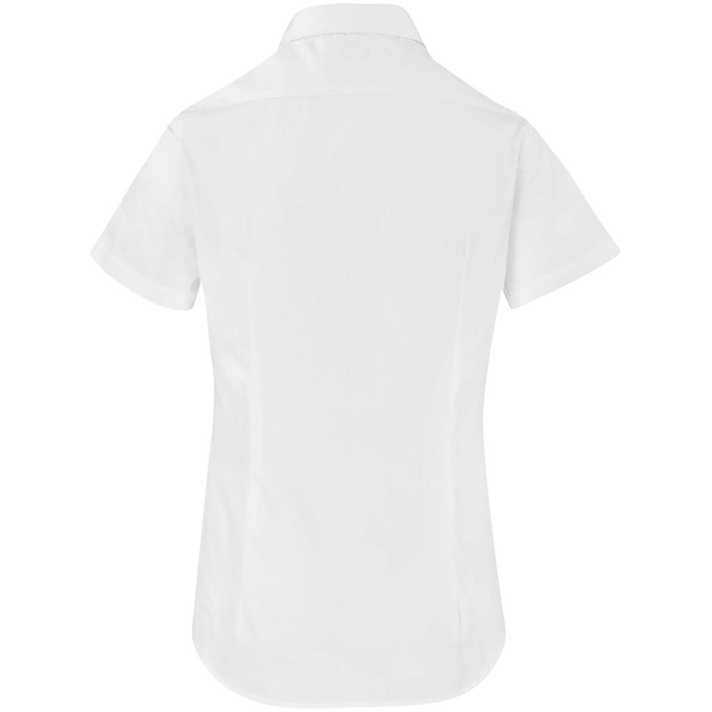 Ladies Short Sleeve Milano Shirt - White — view 2