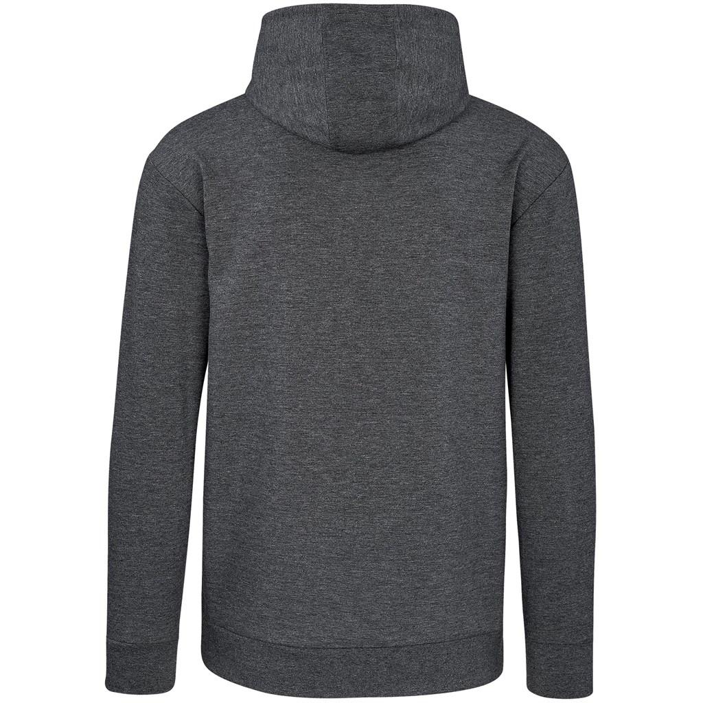 Mens Omega Hooded Sweater - Charcoal — view 2