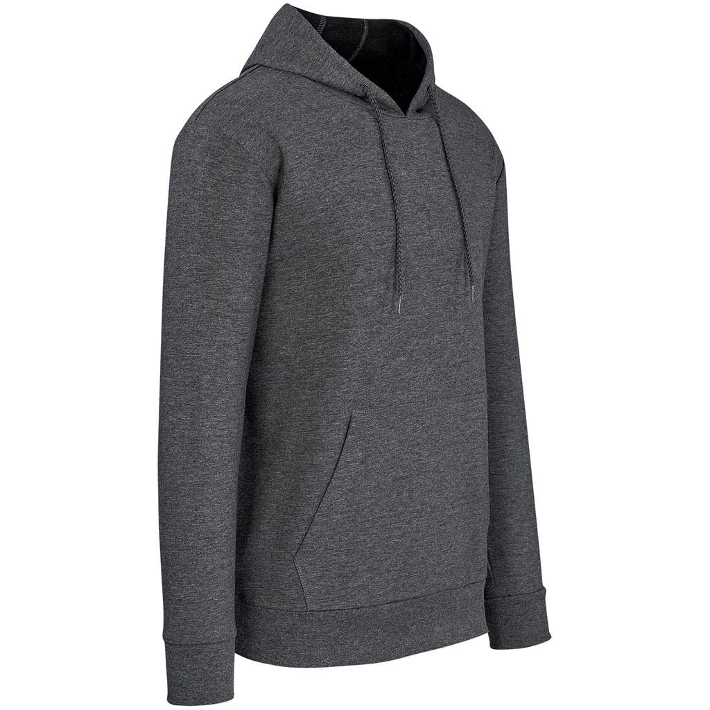 Mens Omega Hooded Sweater - Charcoal — view 3