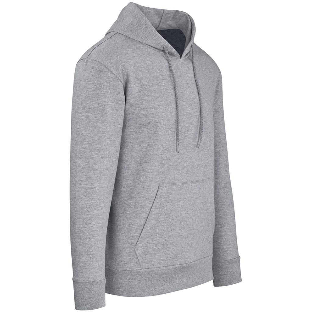 Mens Omega Hooded Sweater - Grey — view 3