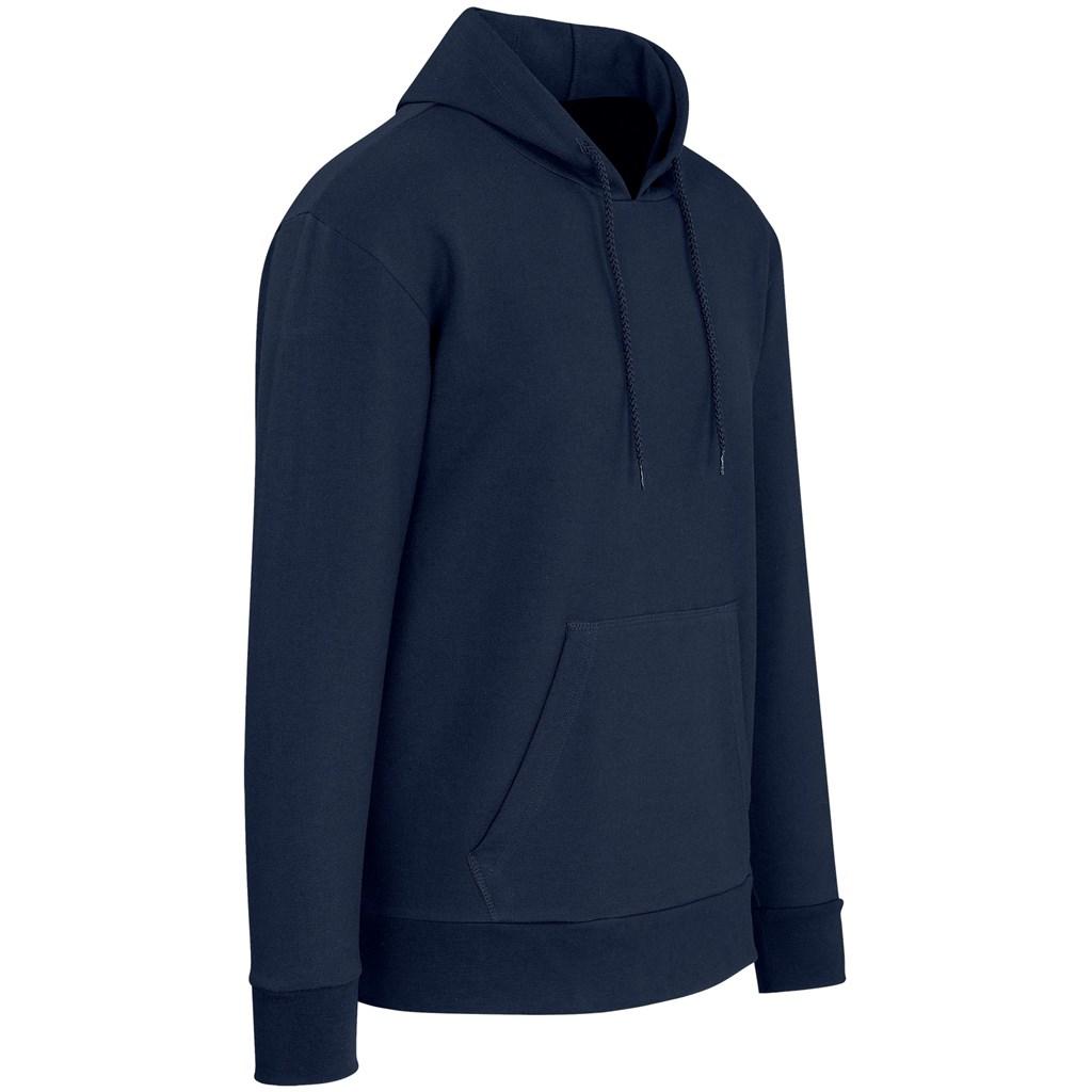 Mens Omega Hooded Sweater - Navy — view 3