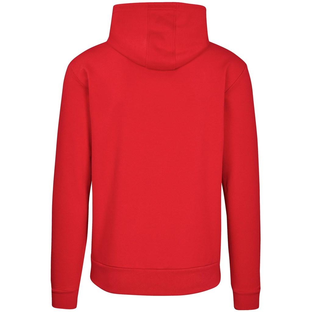 Mens Omega Hooded Sweater - Red — view 3