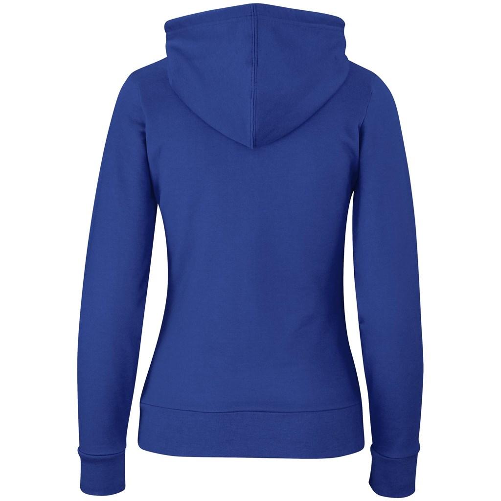 Ladies Omega Hooded Sweater - Blue — view 2