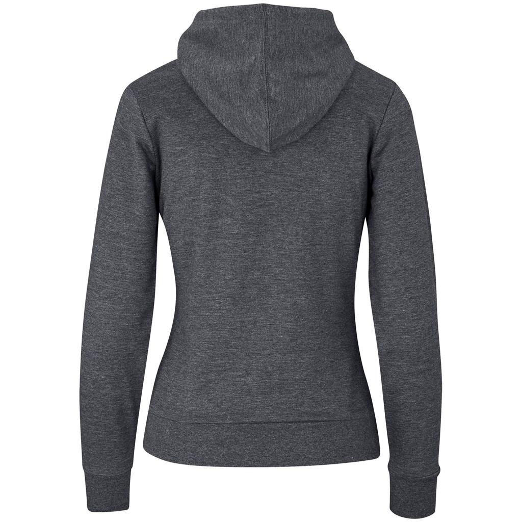 Ladies Omega Hooded Sweater - Charcoal — view 3