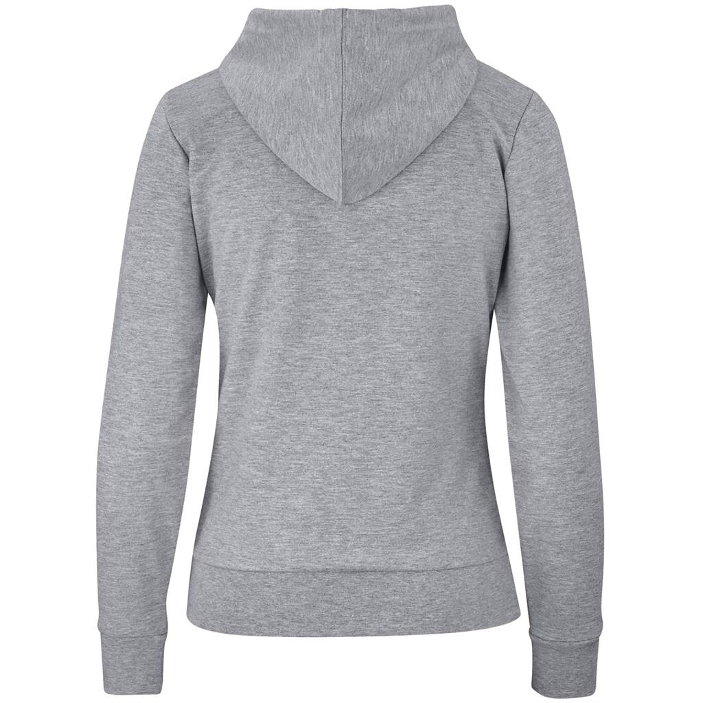 Ladies Omega Hooded Sweater - Grey — view 2