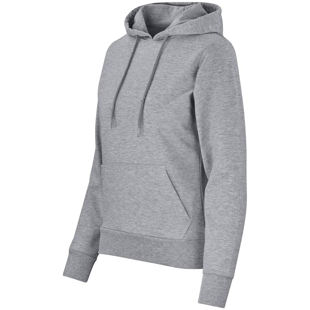 Ladies Omega Hooded Sweater - Grey — view 3