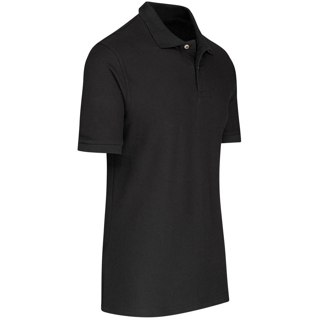 Mens Boston Golf Shirt - Black — view 2