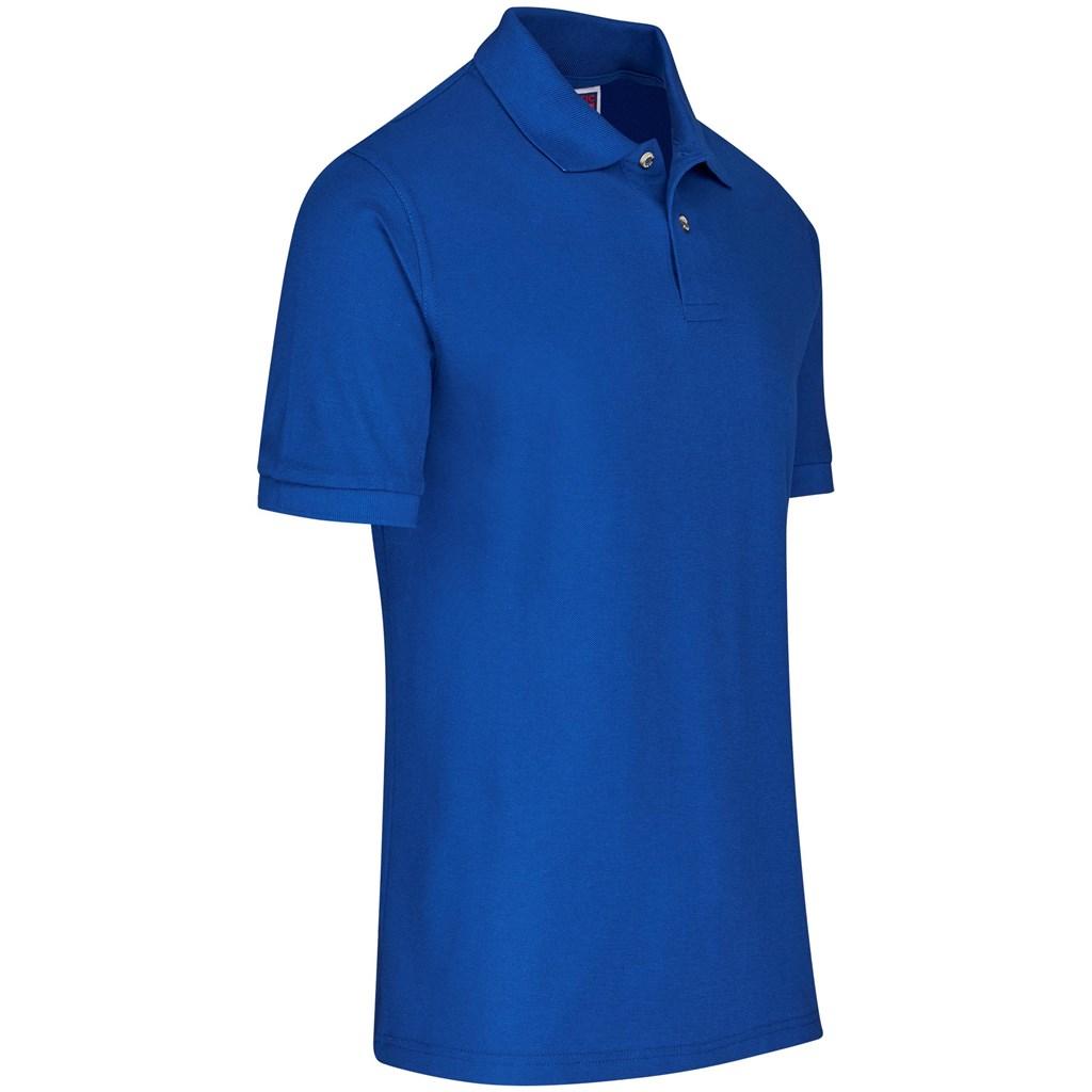 Mens Boston Golf Shirt - Blue — view 2