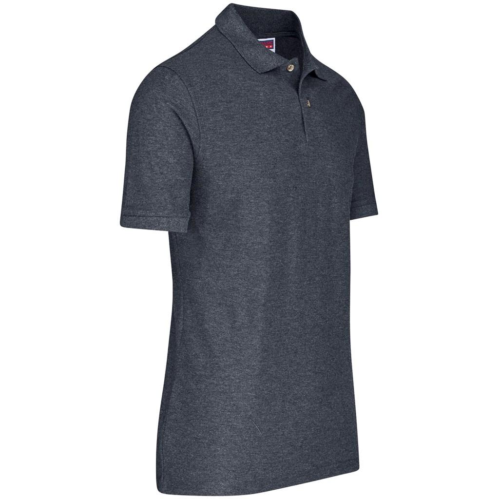 Mens Boston Golf Shirt - Charcoal — view 3