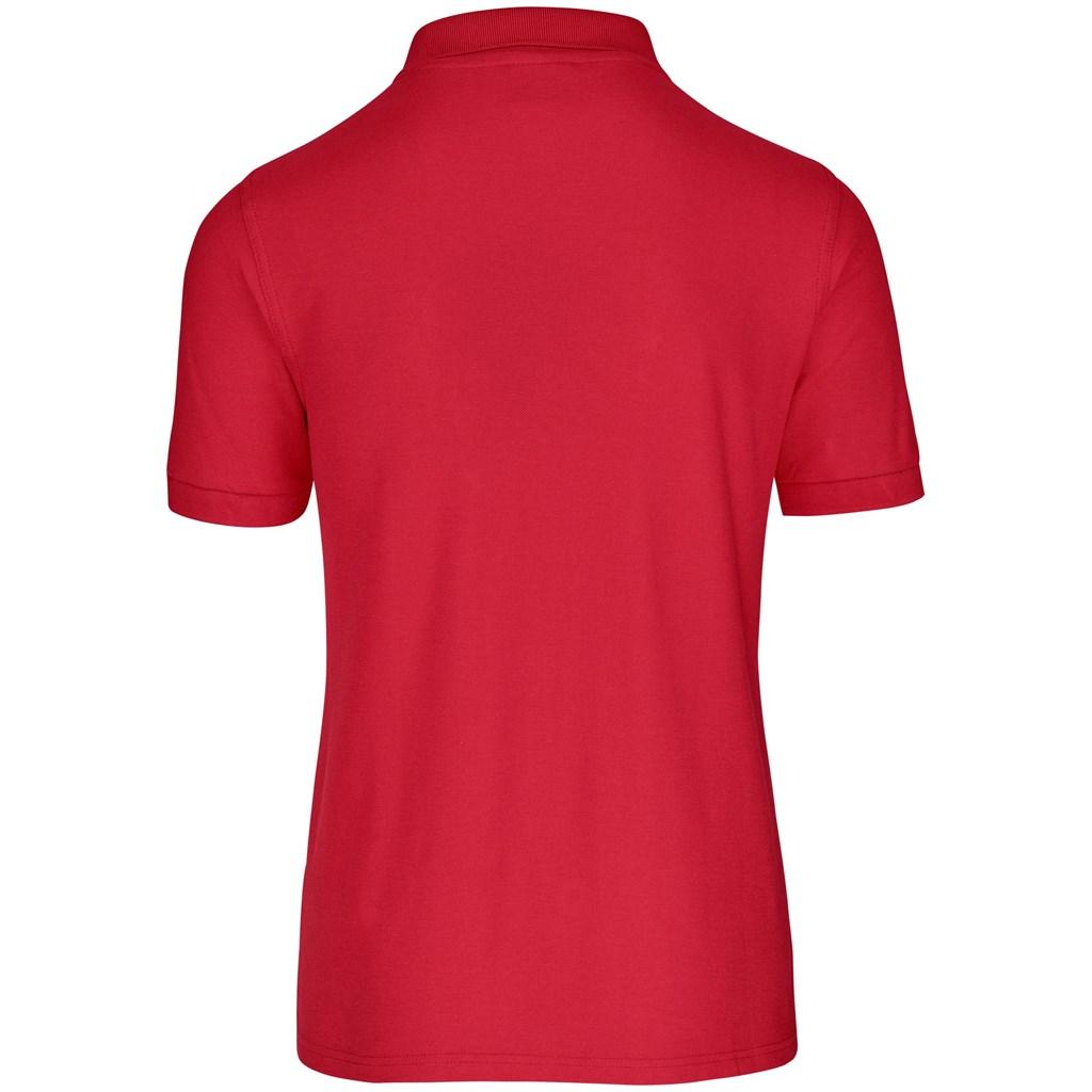Mens Boston Golf Shirt - Red — view 2
