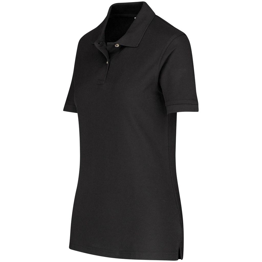 Ladies Boston Golf Shirt - Black — view 3