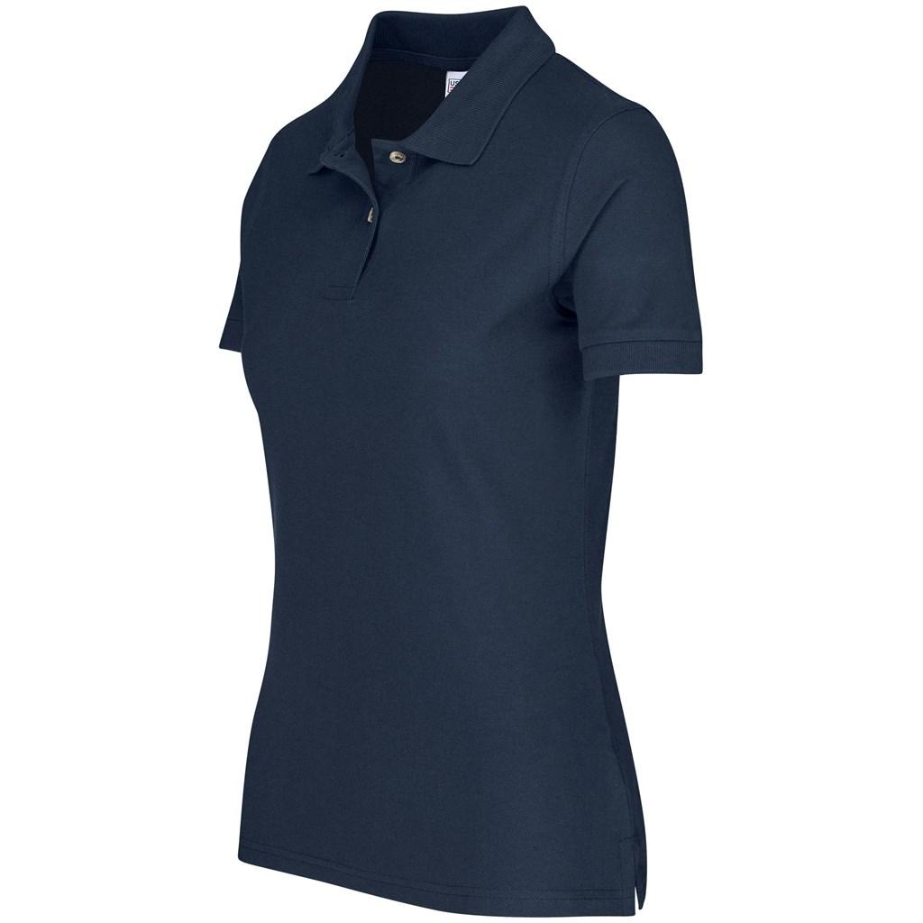 Ladies Boston Golf Shirt - Navy — view 3