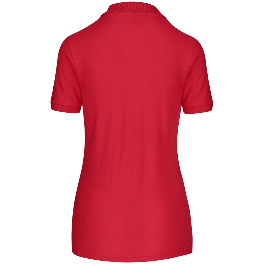 Ladies Boston Golf Shirt - Red — view 3