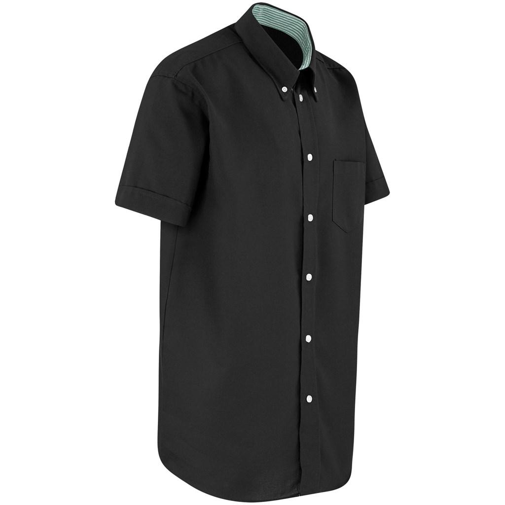 Mens Short Sleeve Aspen Shirt - Black — view 4