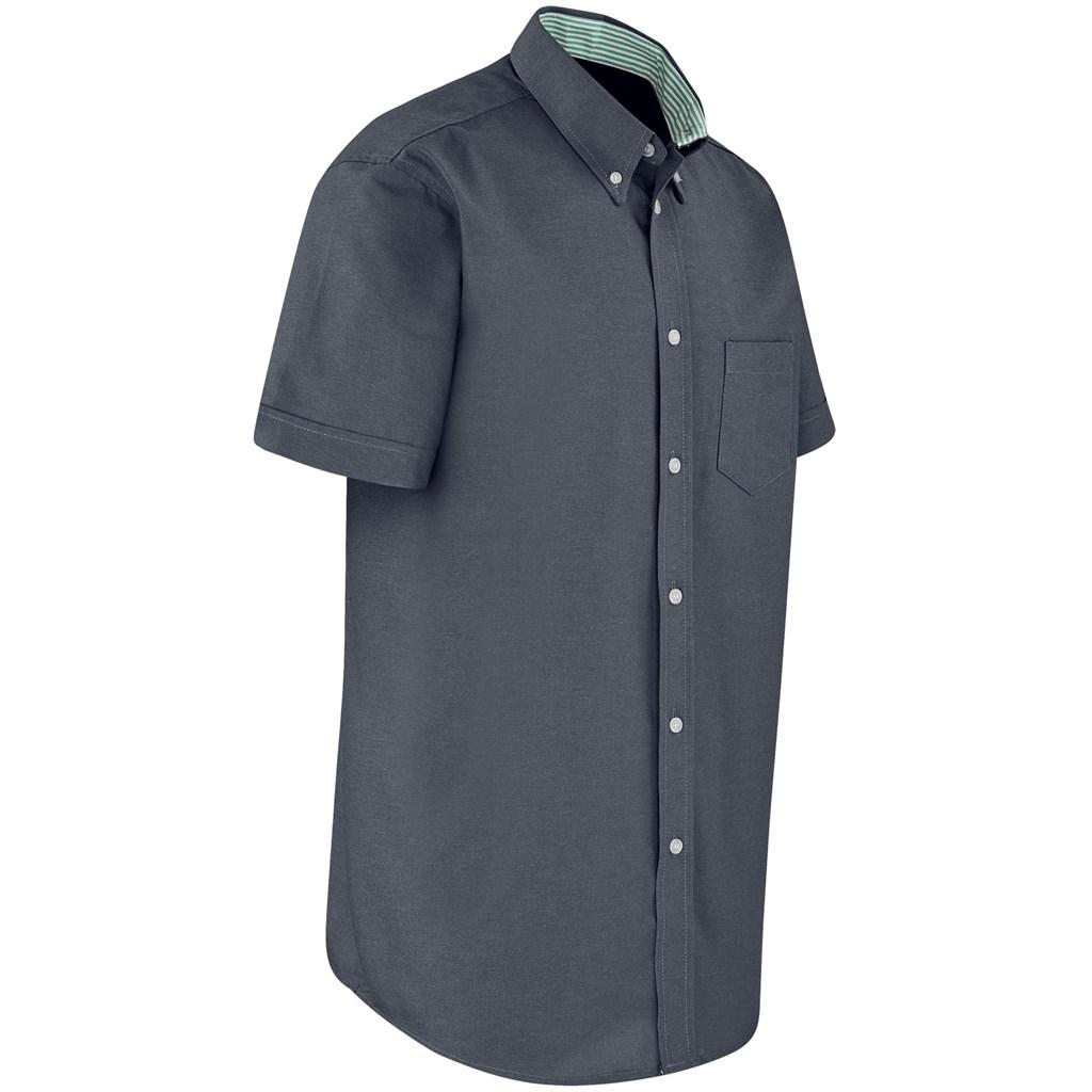 Mens Short Sleeve Aspen Shirt - Grey — view 3