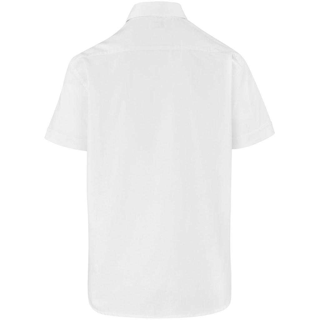 Mens Short Sleeve Aspen Shirt - White — view 2