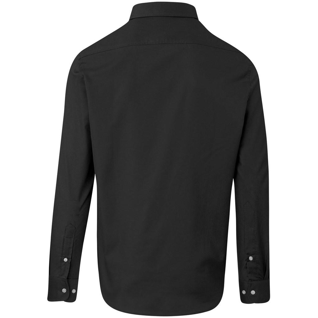 Mens Long Sleeve Aspen Shirt - Black — view 2