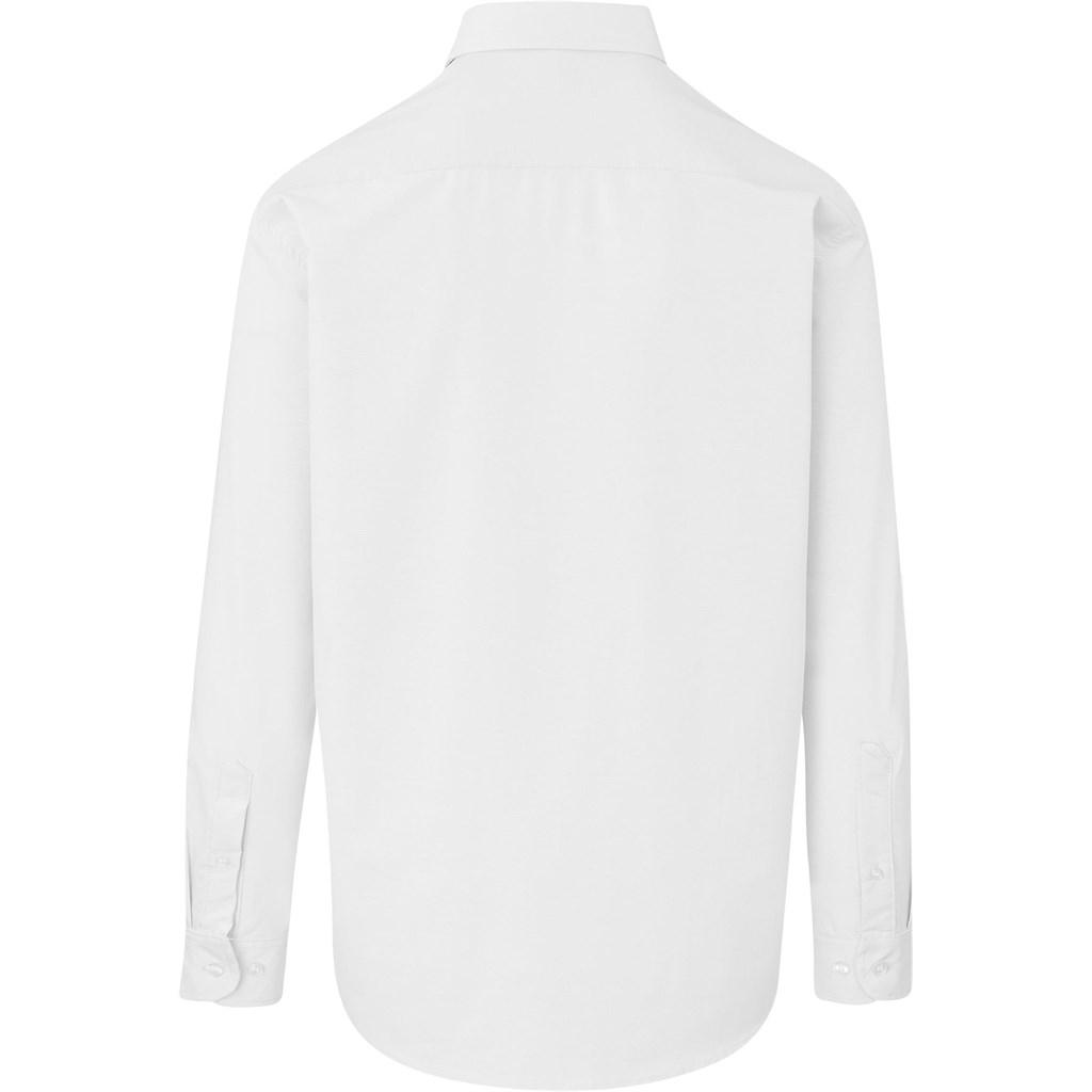 Mens Long Sleeve Aspen Shirt - White — view 2