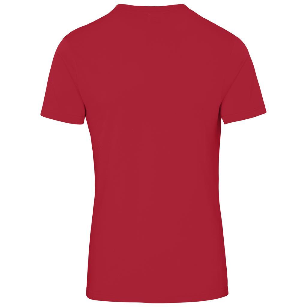 Mens Super Club 165 V-Neck T-Shirt - Red — view 3