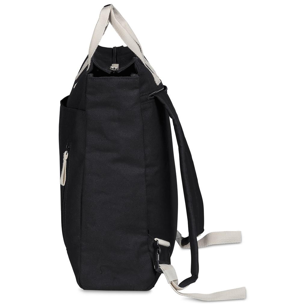 Serendipio Cityline Cotton Canvas Laptop Backpack — view 5