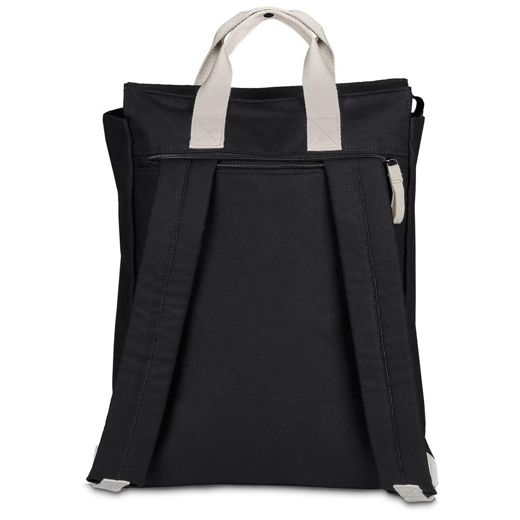 Serendipio Cityline Cotton Canvas Laptop Backpack — view 2