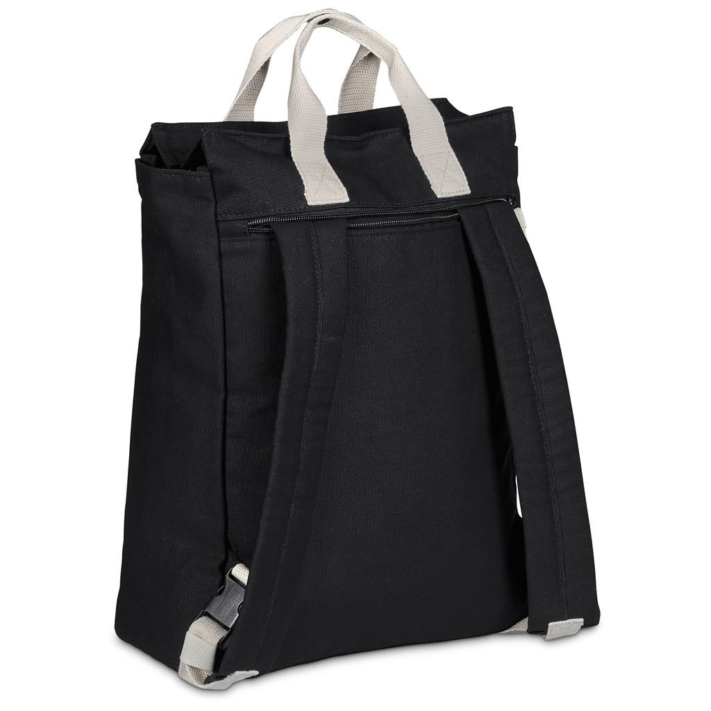 Serendipio Cityline Cotton Canvas Laptop Backpack — view 11