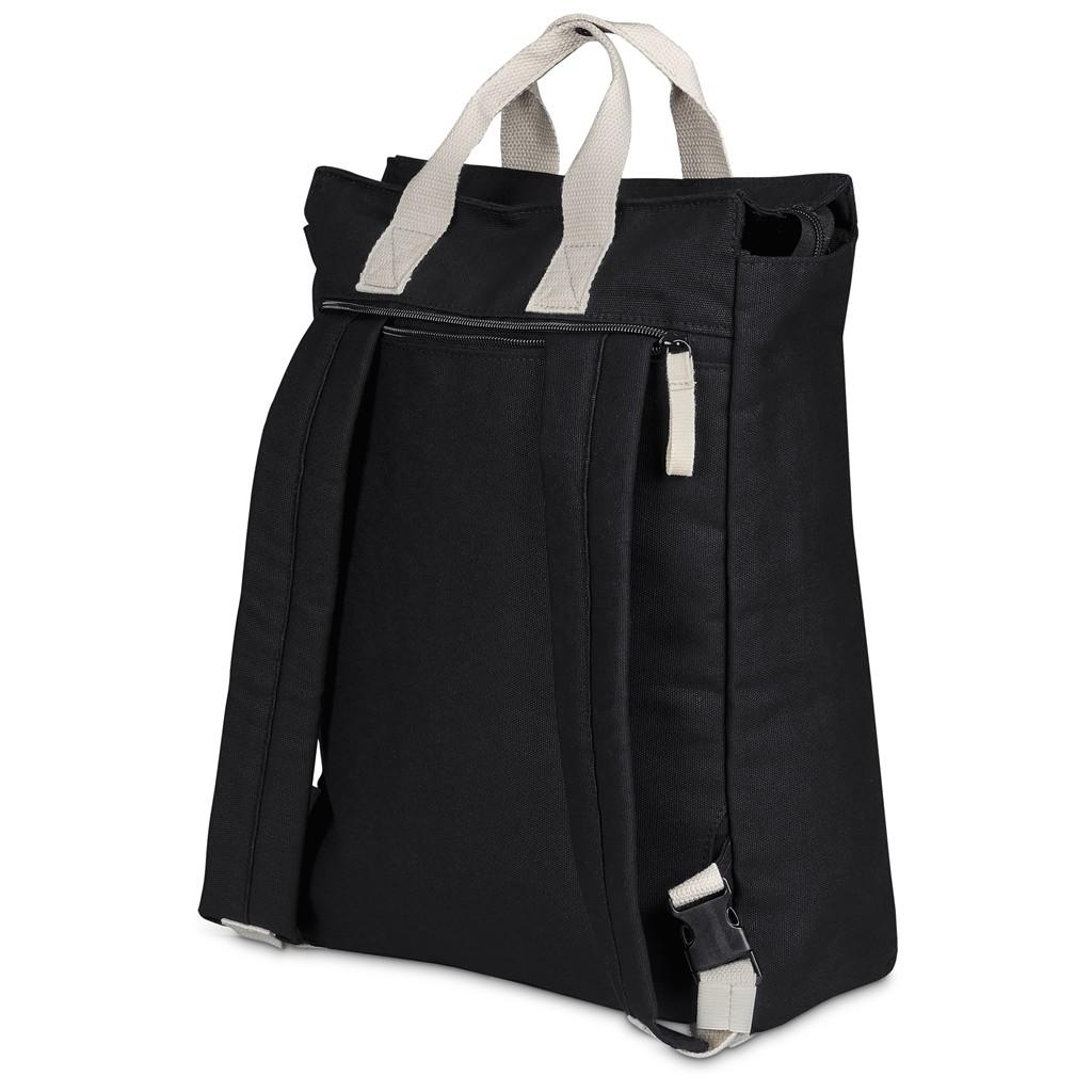 Serendipio Cityline Cotton Canvas Laptop Backpack — view 12