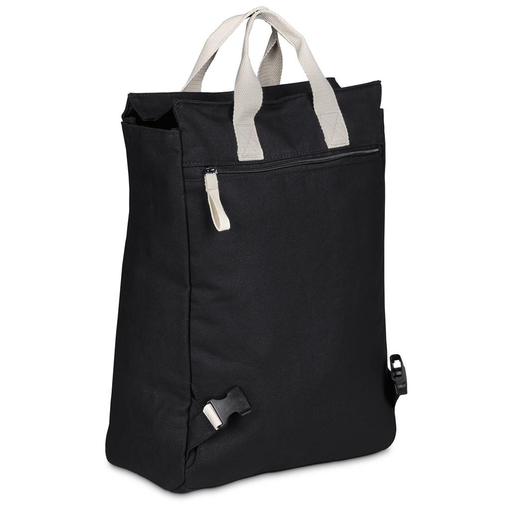Serendipio Cityline Cotton Canvas Laptop Backpack — view 6