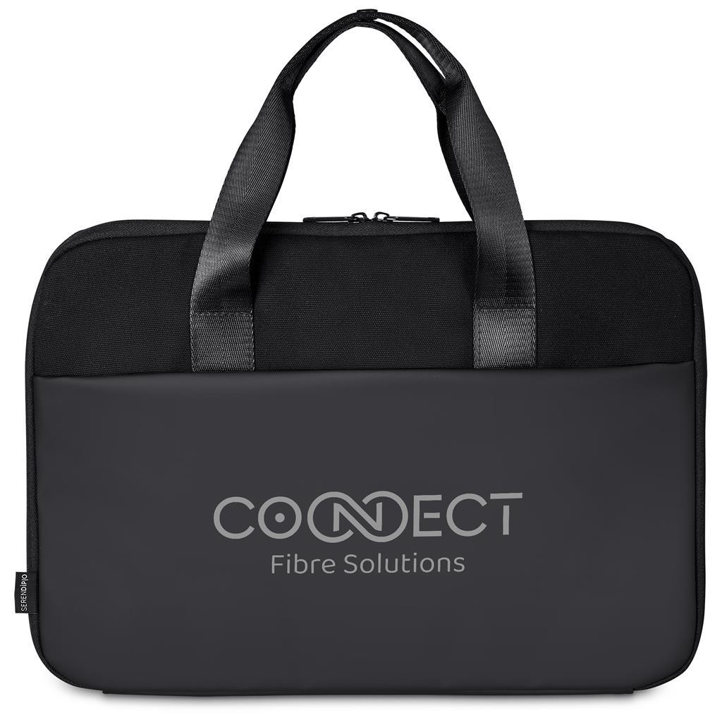 Serendipio Commute Cotton Canvas Laptop Bag — view 9