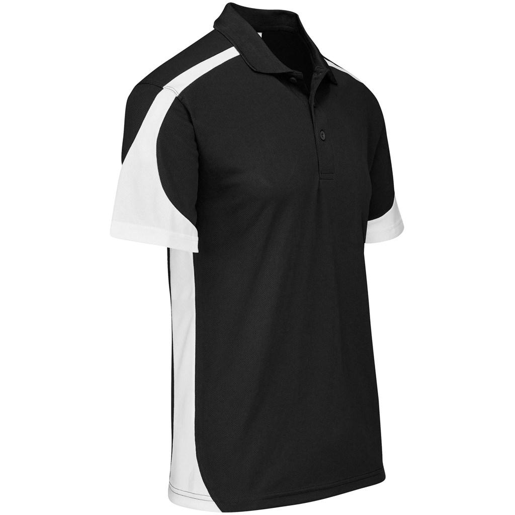 Mens Talon Golf Shirt - Black — view 2