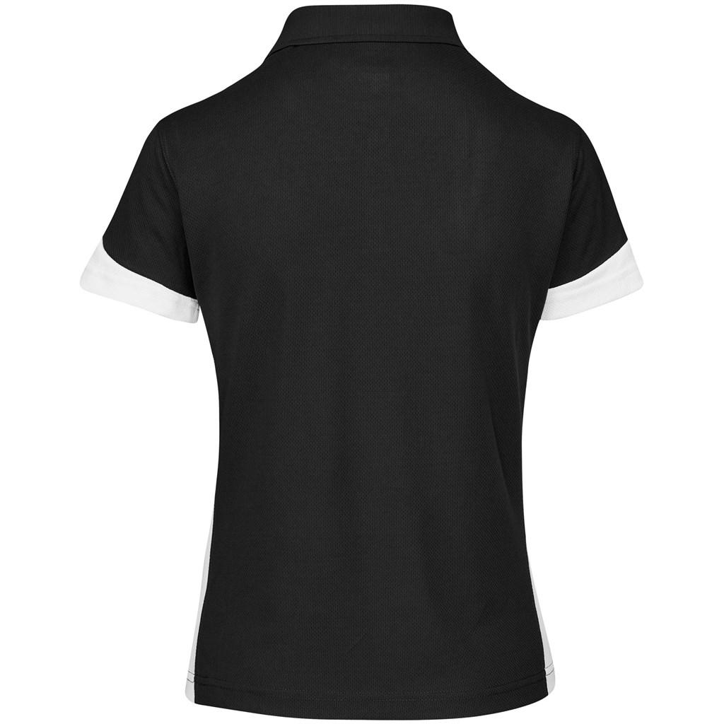 Ladies Talon Golf Shirt - Black — view 2