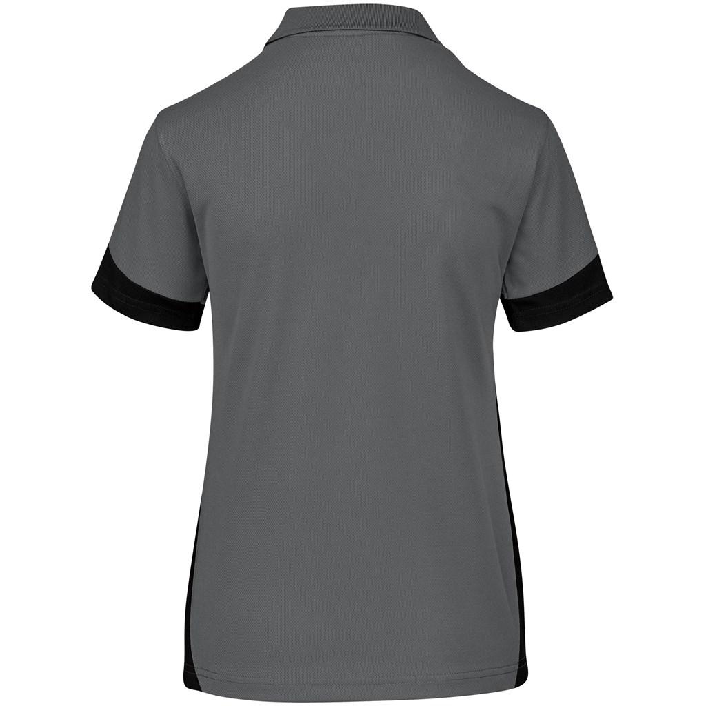 Ladies Talon Golf Shirt - Grey — view 3
