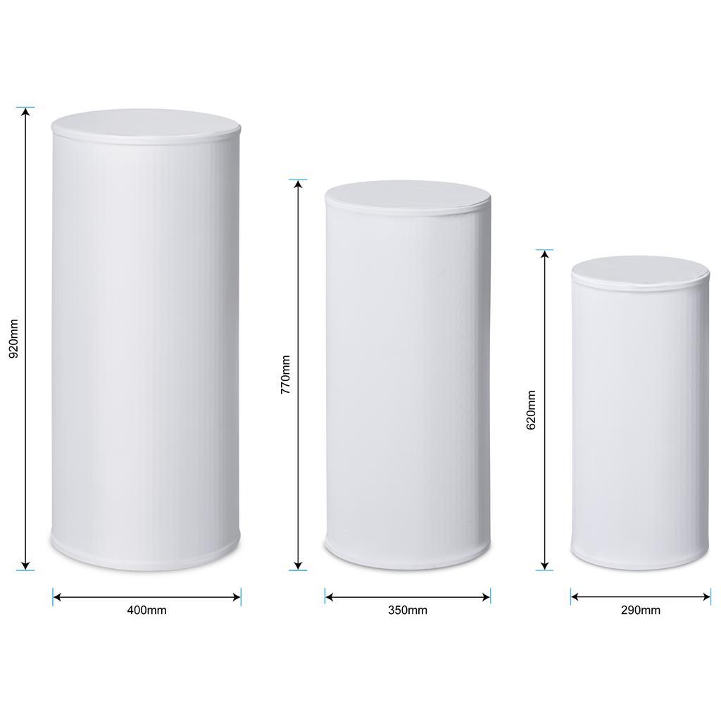 Pedestal Tables Skin (3PCS/Set) (Excludes Hardware) — view 2
