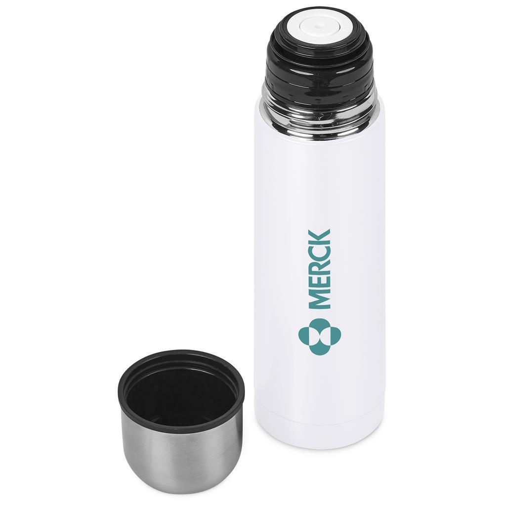 Altitude Alpaca Stainless Steel Vacuum Flask – 500ml - Solid White — view 6