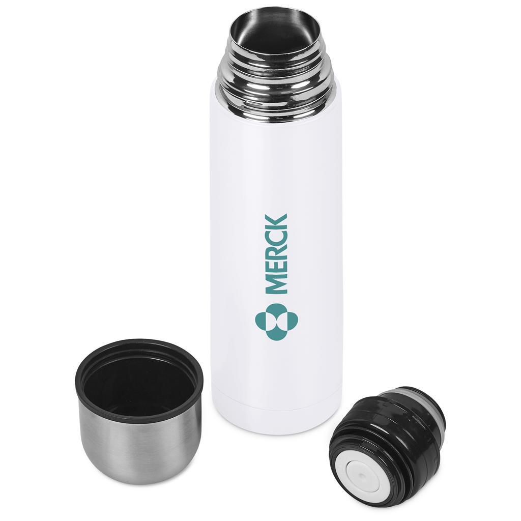 Altitude Alpaca Stainless Steel Vacuum Flask – 500ml - Solid White — view 7