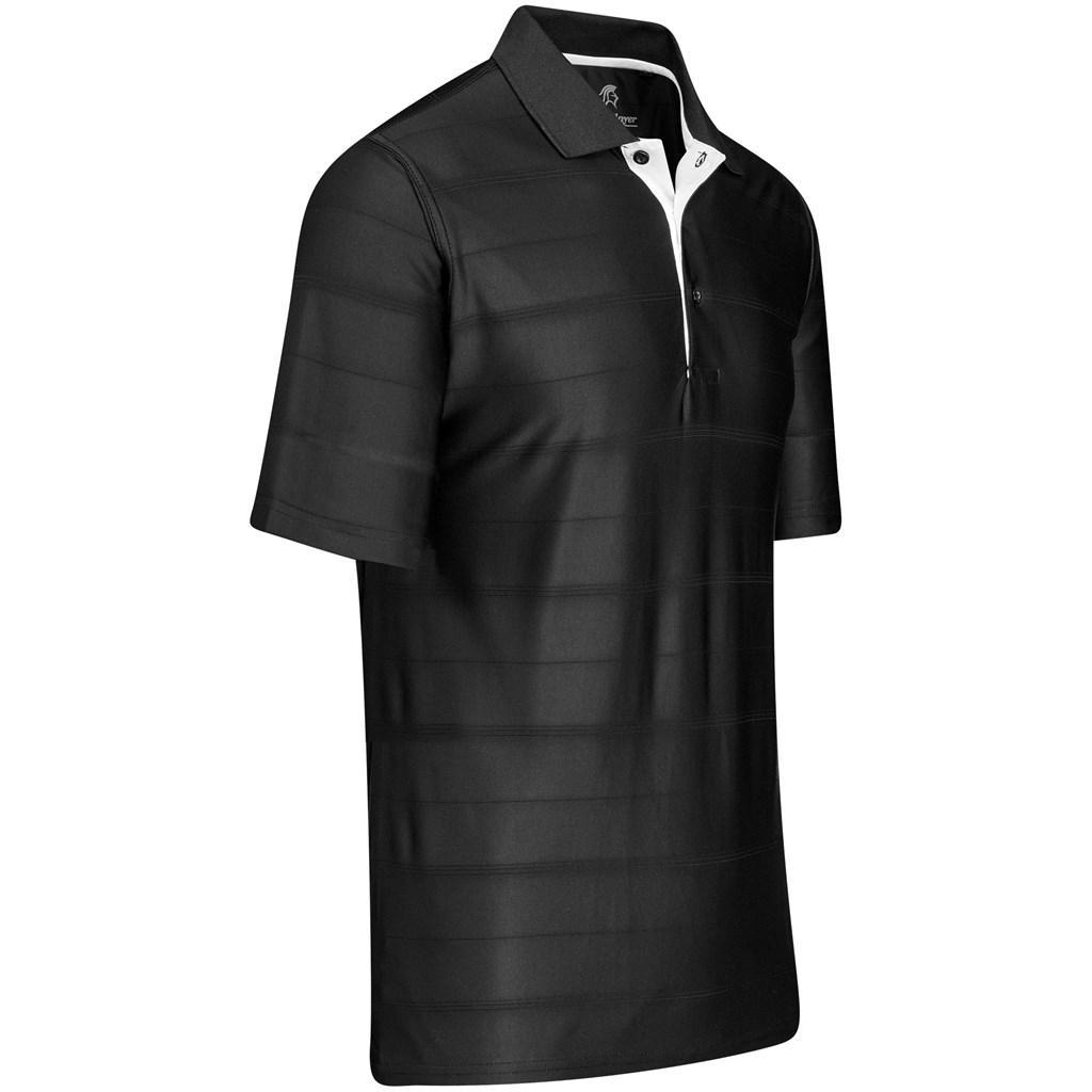 Mens Admiral Golf Shirt - Black — view 2