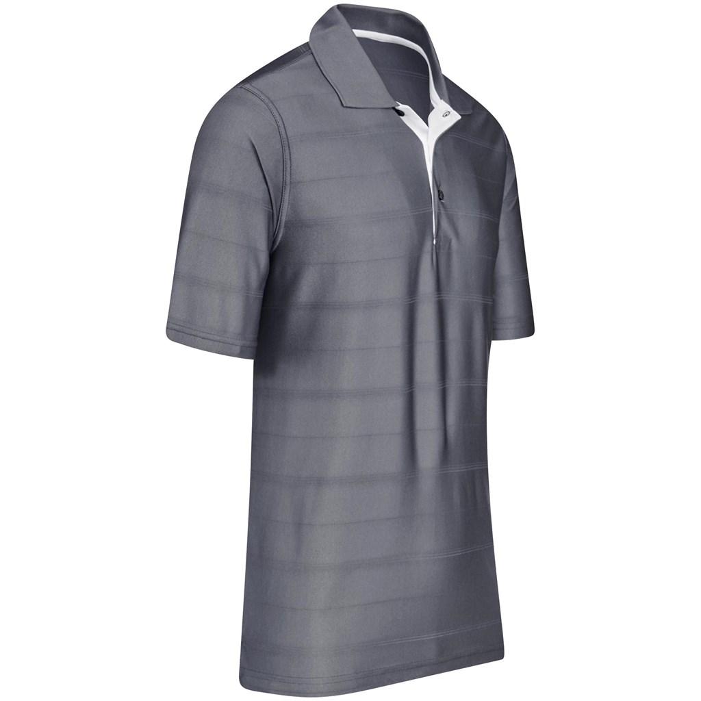 Mens Admiral Golf Shirt - Grey — view 3