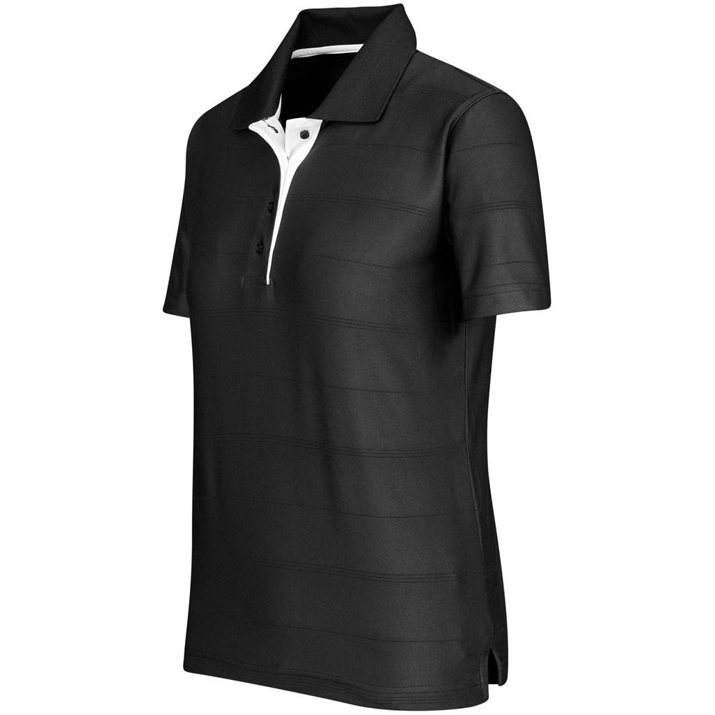 Ladies Admiral Golf Shirt - Black — view 3