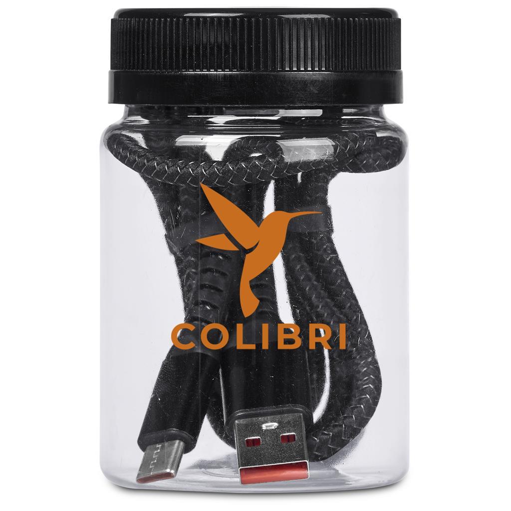 Altitude Muttle Fast Charge USB-A to Type-C Charging Cable in Jar — view 7