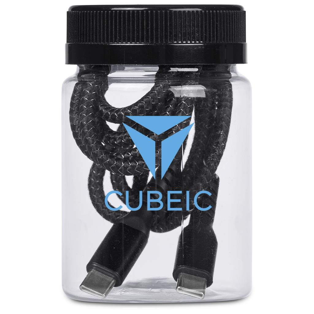 Altitude Nitty Fast Charge Type-C to Type-C Charging Cable in Jar — view 7