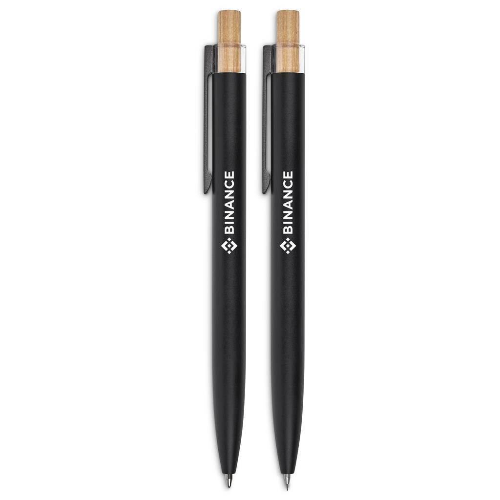 Okiyo Mimotu Ball Pen & Pencil Set - Black — view 12