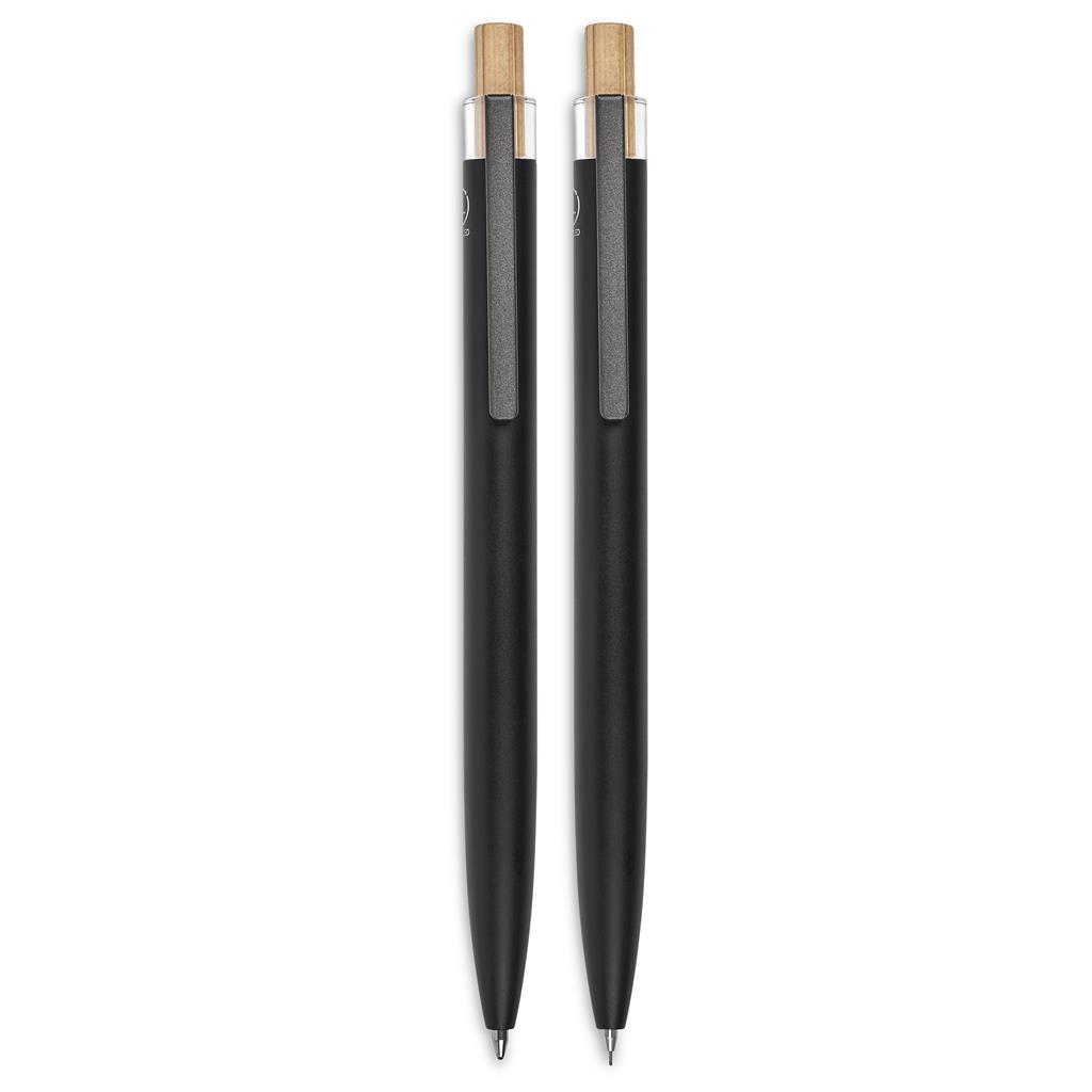 Okiyo Mimotu Ball Pen & Pencil Set - Black — view 7