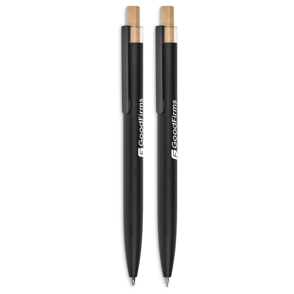 Okiyo Mimotu Ball Pen & Pencil Set - Black — view 9