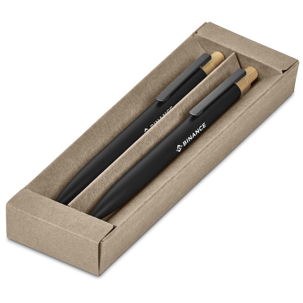 Okiyo Mimotu Ball Pen & Pencil Set - Black — view 11