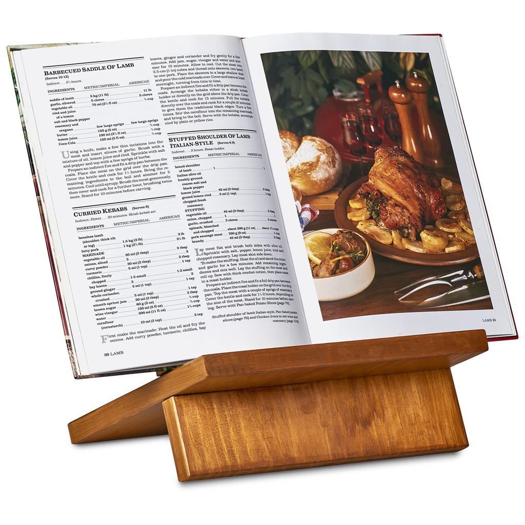 Serendipio Rustic Cookbook Stand — view 11
