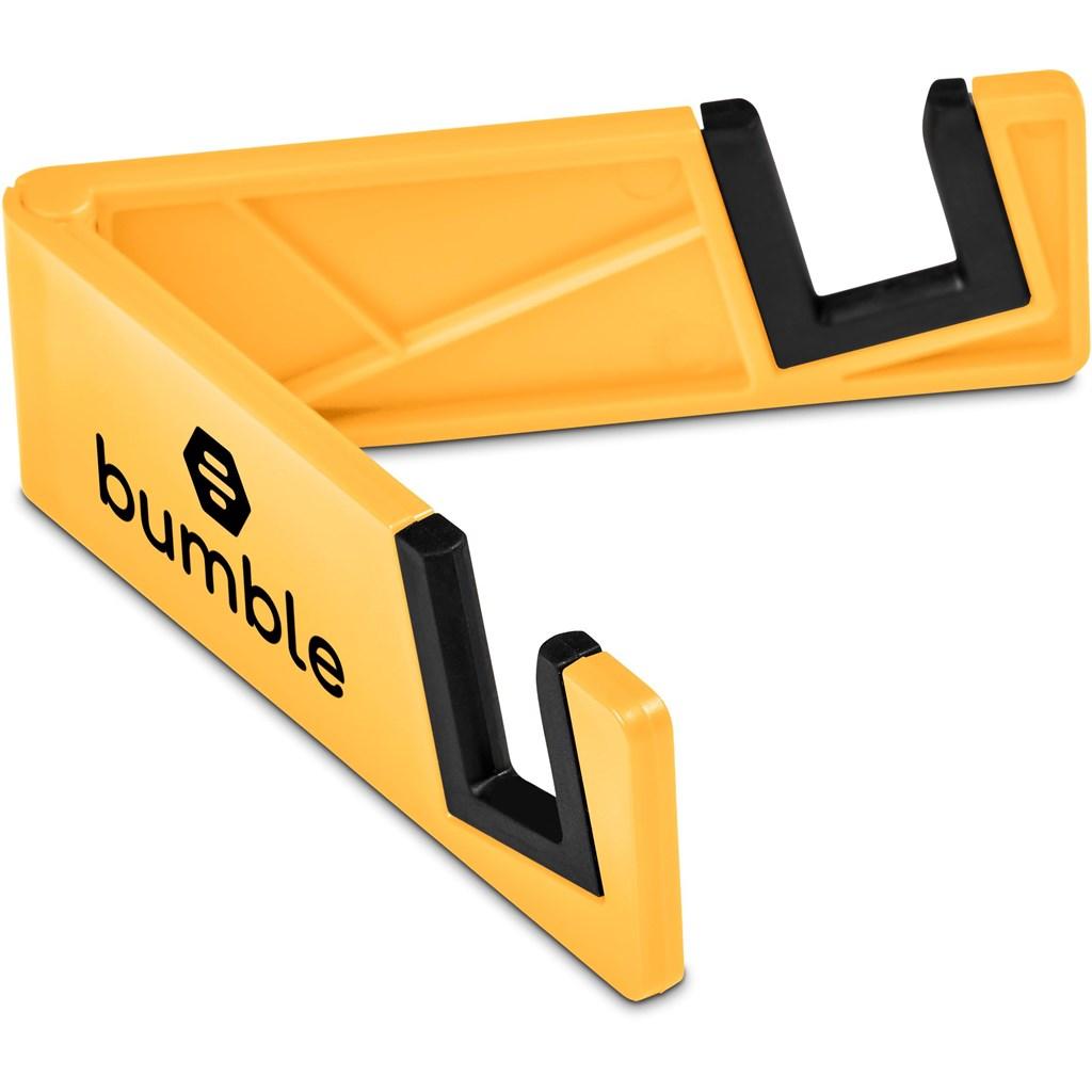 Altitude Kwami Recycled Plastic Phone Stand - Yellow — view 6