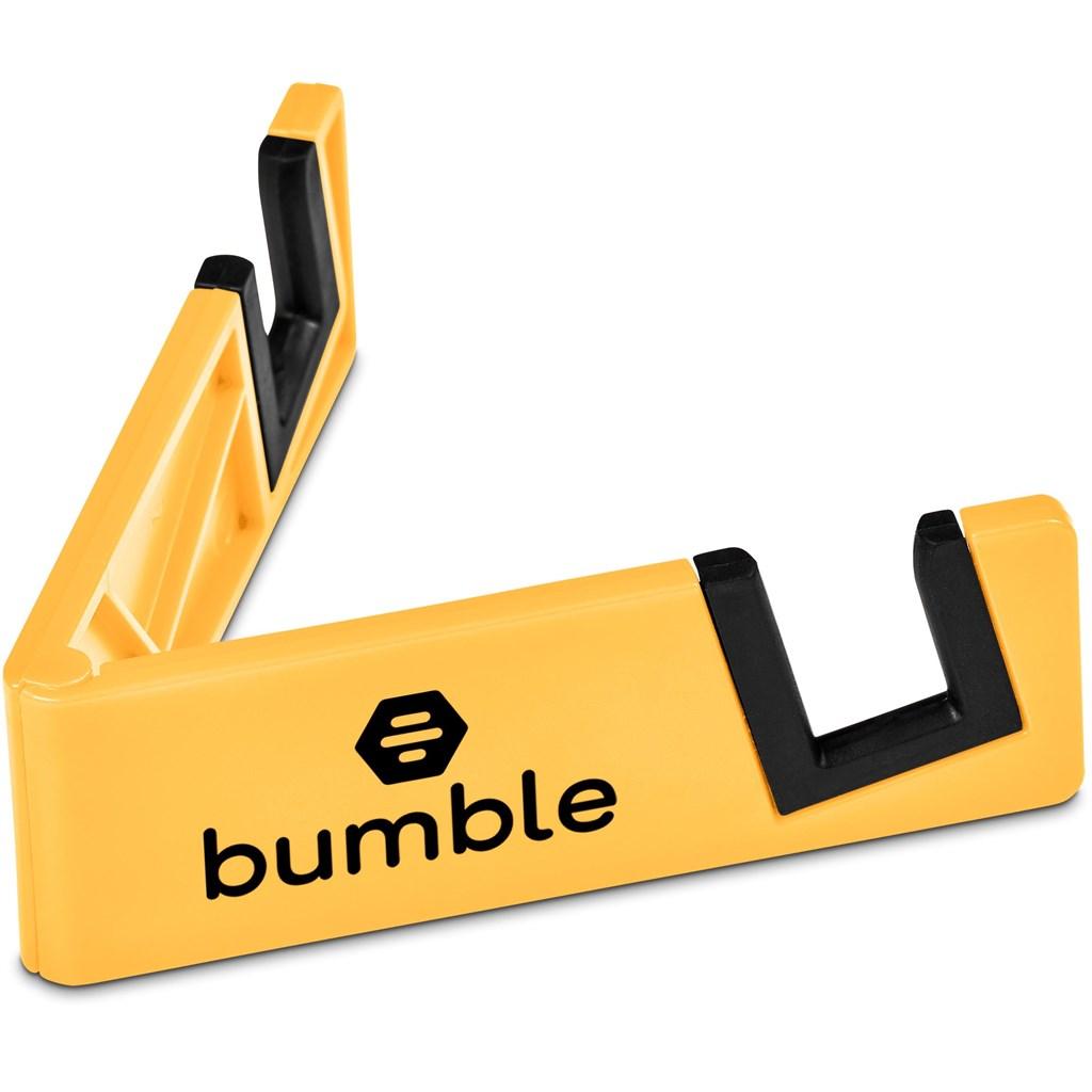 Altitude Kwami Recycled Plastic Phone Stand - Yellow — view 5